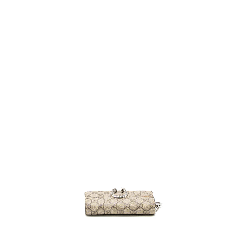 Gucci Dionysus Super Mini Bag GG Supreme/Suede Beige SHW