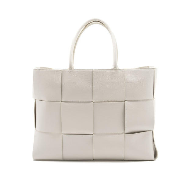 Bottega veneta large Arco tote bag calfskin white SHW