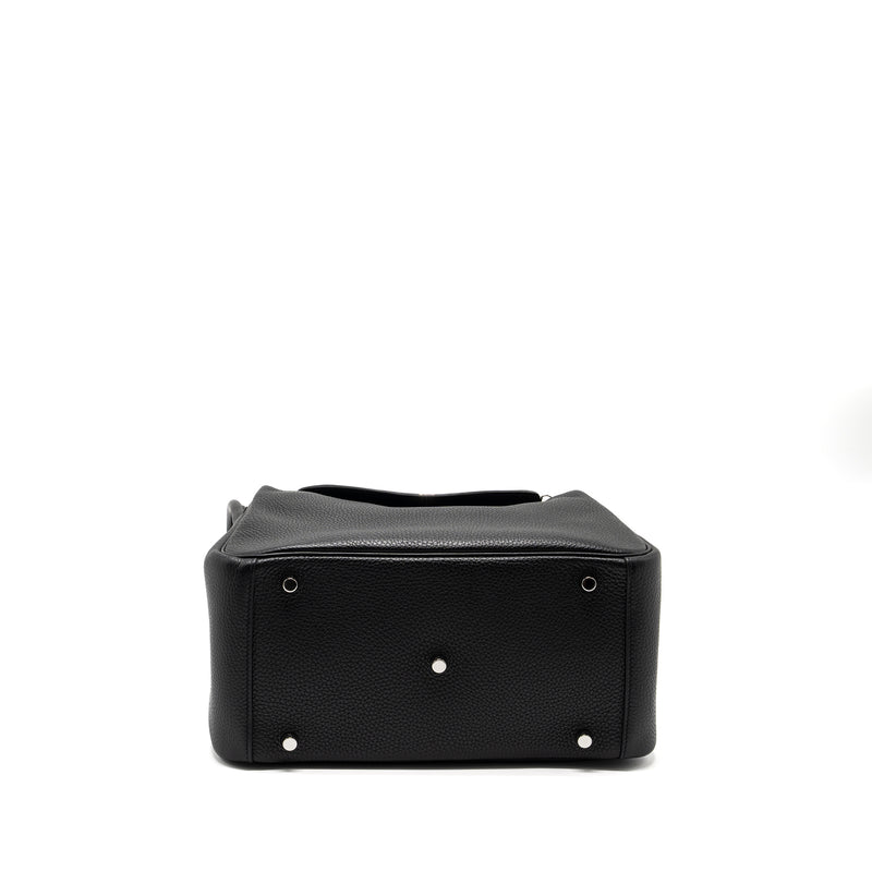 Hermes Lindy 30 Clemence Black SHW Stamp Y