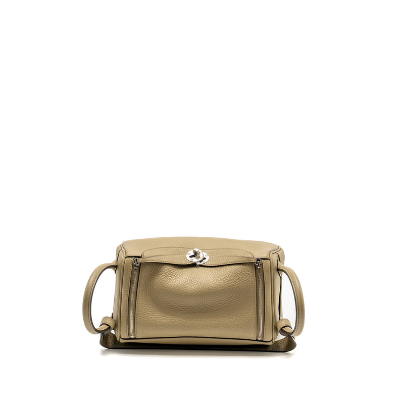Hermes Lindy 26 Clemence Beige Marfa SHW Stamp W