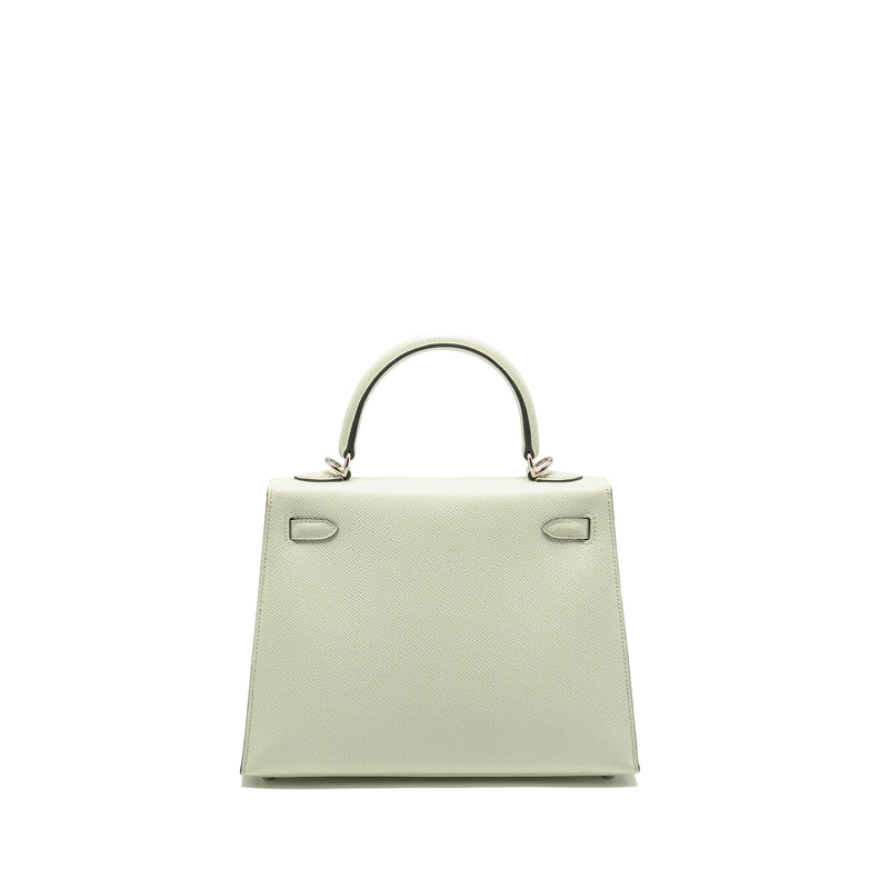 Hermes Kelly 25 Epsom Vert Fizz SHW Stamp B