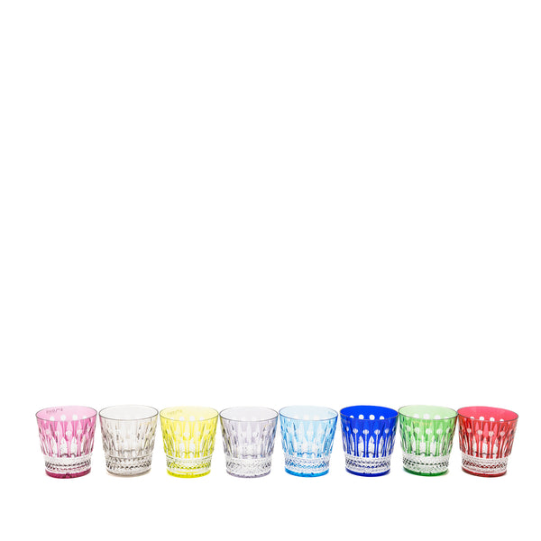 Hermes Saint Louis 8 Cups Crystal Multicolour (Sell in Set)