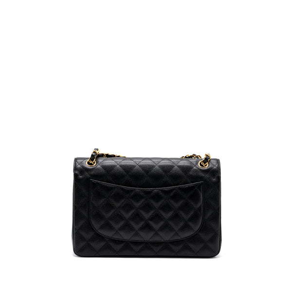 chanel classic jumbo double flap bag caviar black GHW