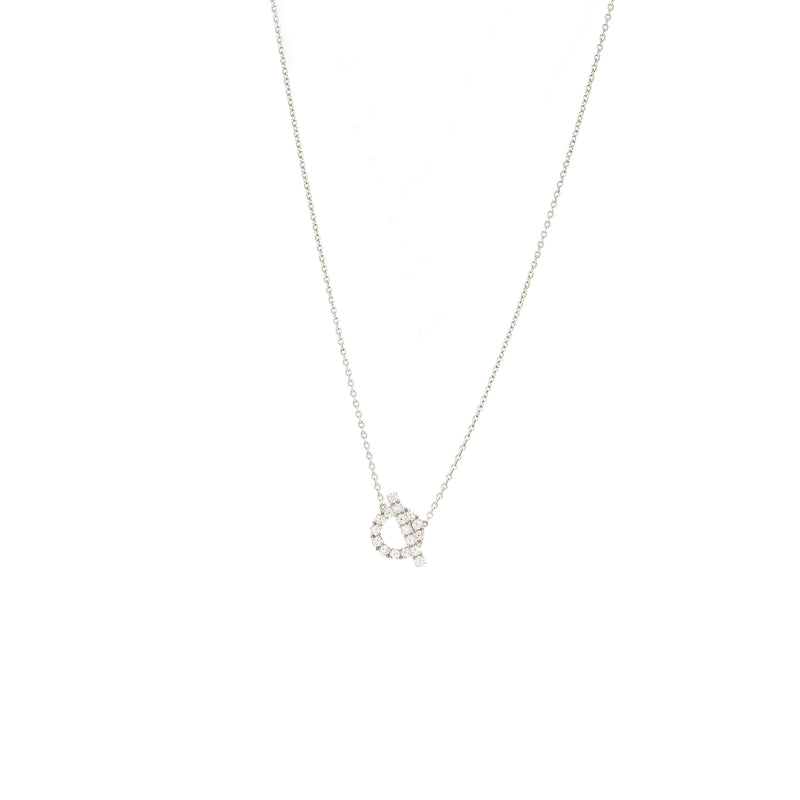 Hermes Finesse Necklace White Gold Diamonds
