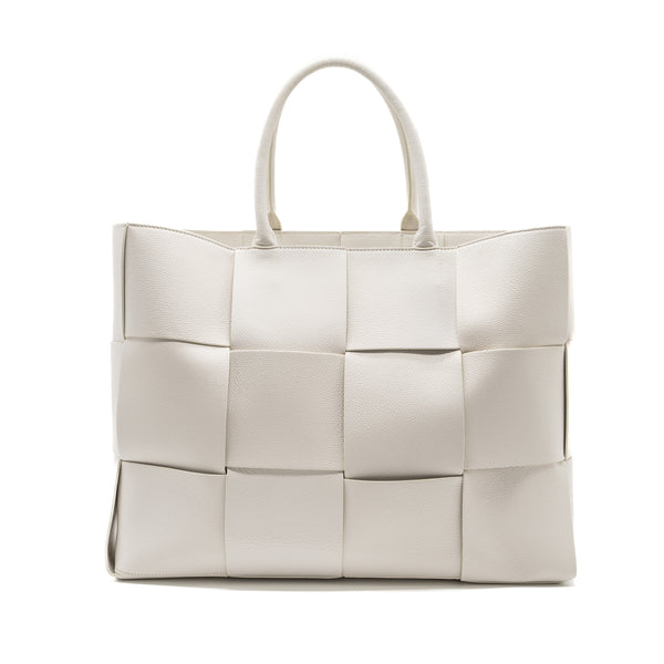 Bottega veneta large Arco tote bag calfskin white SHW