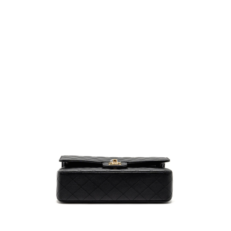 Chanel Medium Classic Double Flap Bag Caviar Black GHW(microchip)