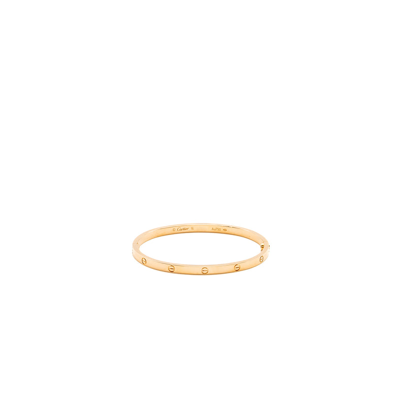 Cartier Size 16 love bracelet small model rose gold