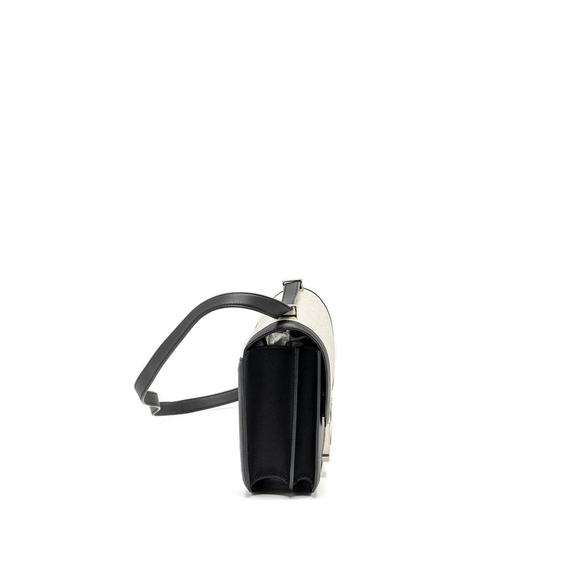 Hermes Constance 24 Toile H Berline/Plume/Swift Black SHW Stamp Y