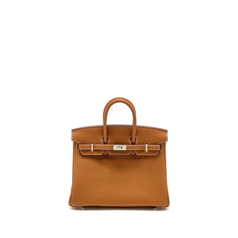 Hermes Birkin 25 Togo Gold SHW Stamp W