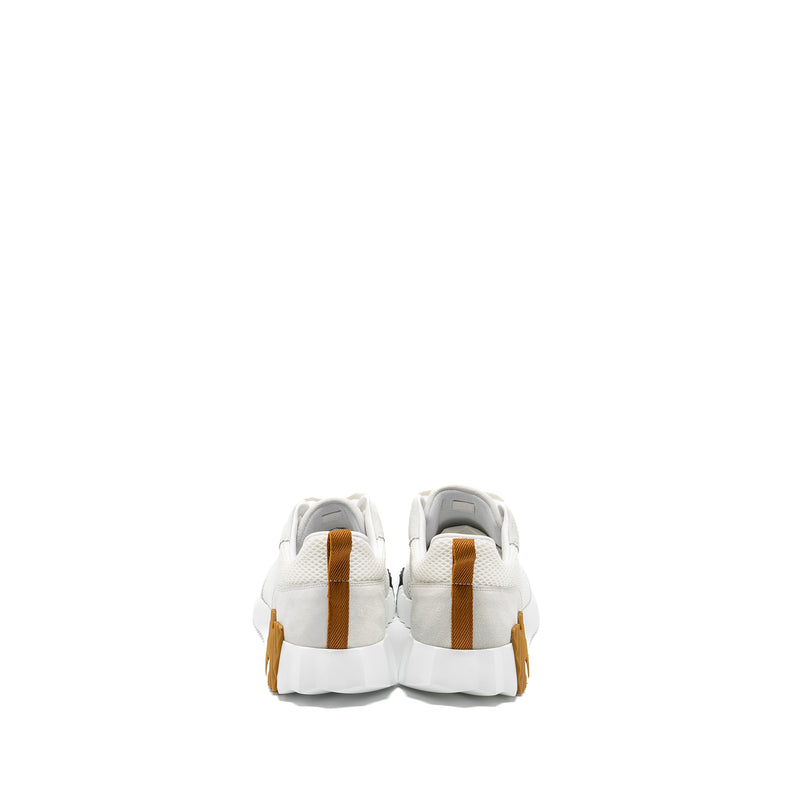 HERMES Size 44 Homme Bouncing Sneaker Leather Blanc/Beige