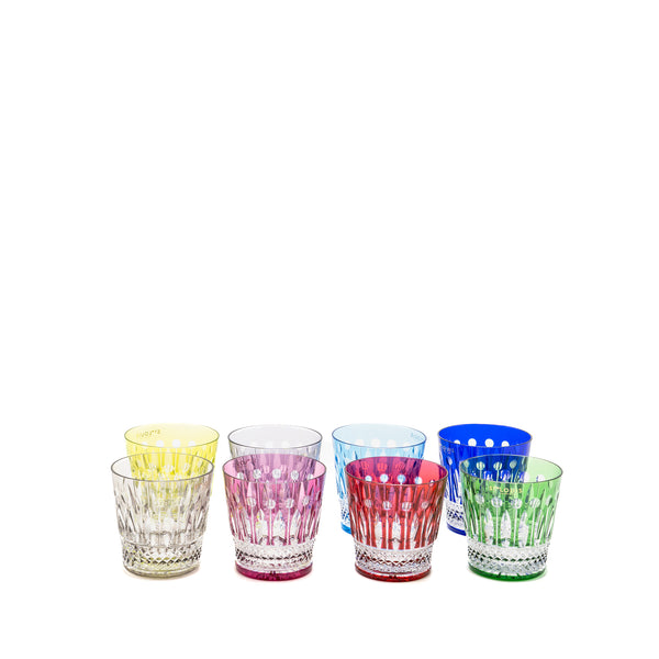 Hermes Saint Louis 8 Cups Crystal Multicolour (Sell in Set)