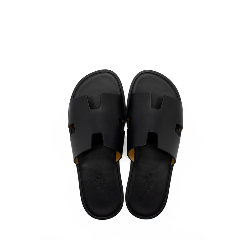 Hermes size 40 Izmir sandal calfskin black
