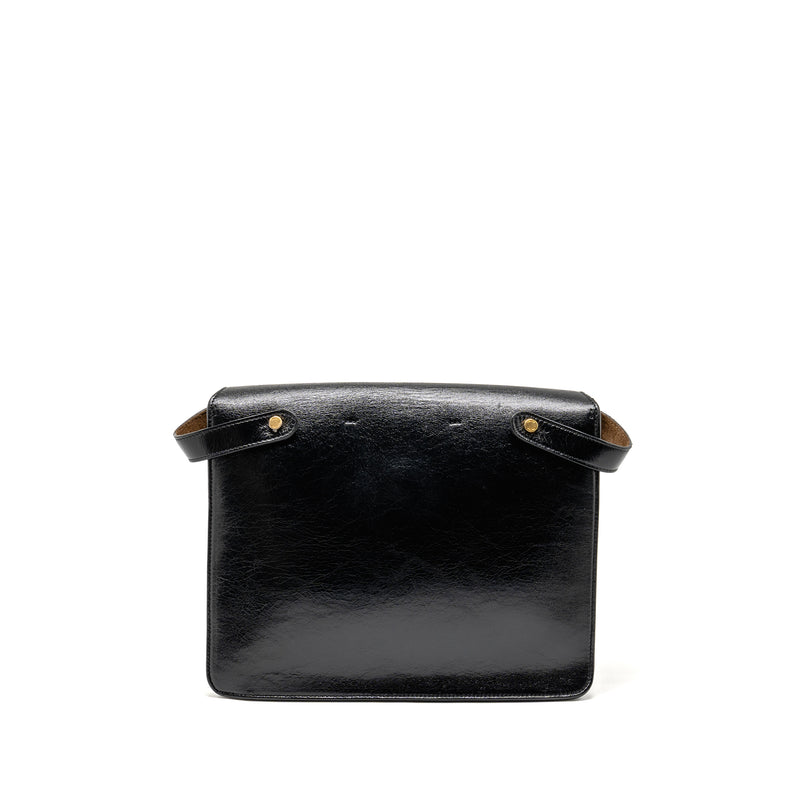 Fendi Kan U Shoulder Bag Leather Black GHW