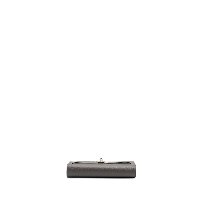 Hermes Kelly To Go Epsom Gris Myer SHW Stamp U