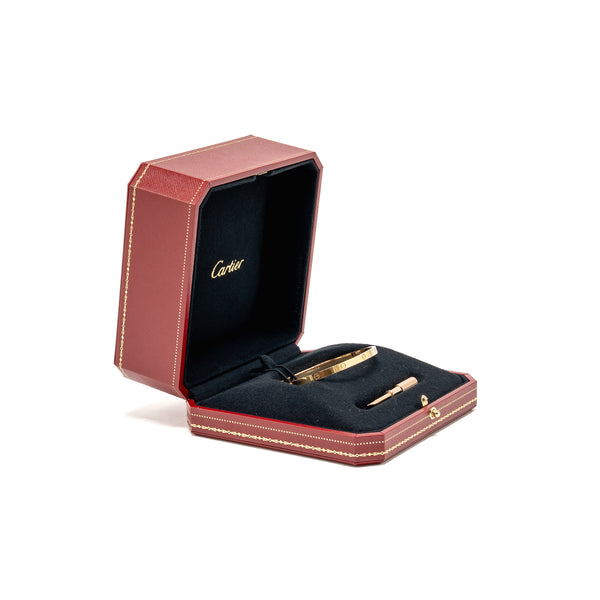 Cartier Size 18 Love Bracelet Small Model, Rose Gold