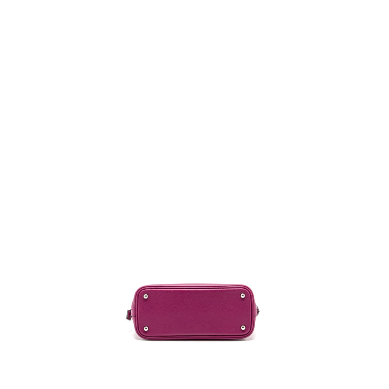 Hermes Mini Bolide Evercolor Rose Purple SHW Stamp C