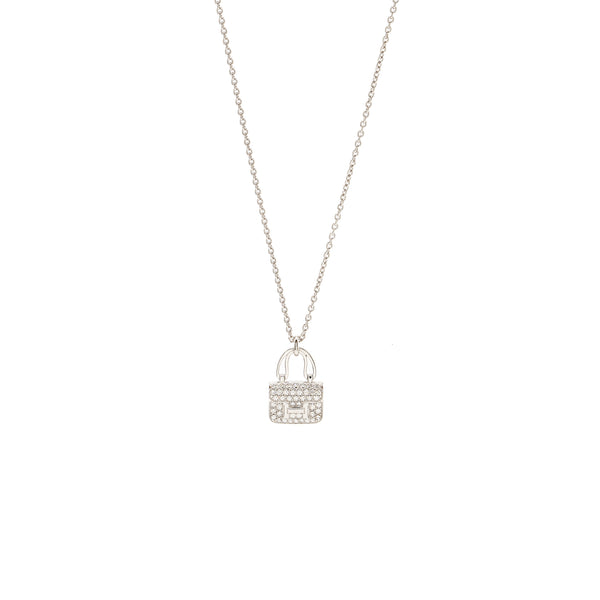 Hermes Amulette Constance Pendant White Gold, Diamonds