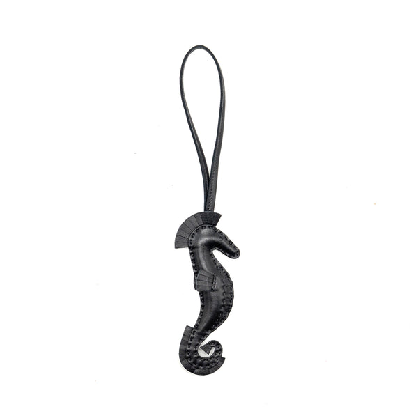 Hermes Hippo Bag Charm SO Black Stamp B
