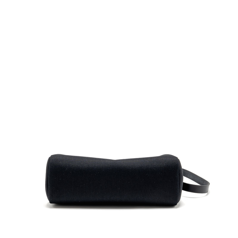 Hermes Herbag 31 Zip Bag canvas / hunter leather black SHW stamp B