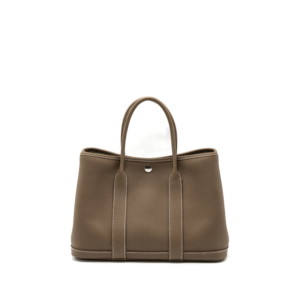 Hermes Garden Party 30 Negonda Etoupe SHW Stamp U