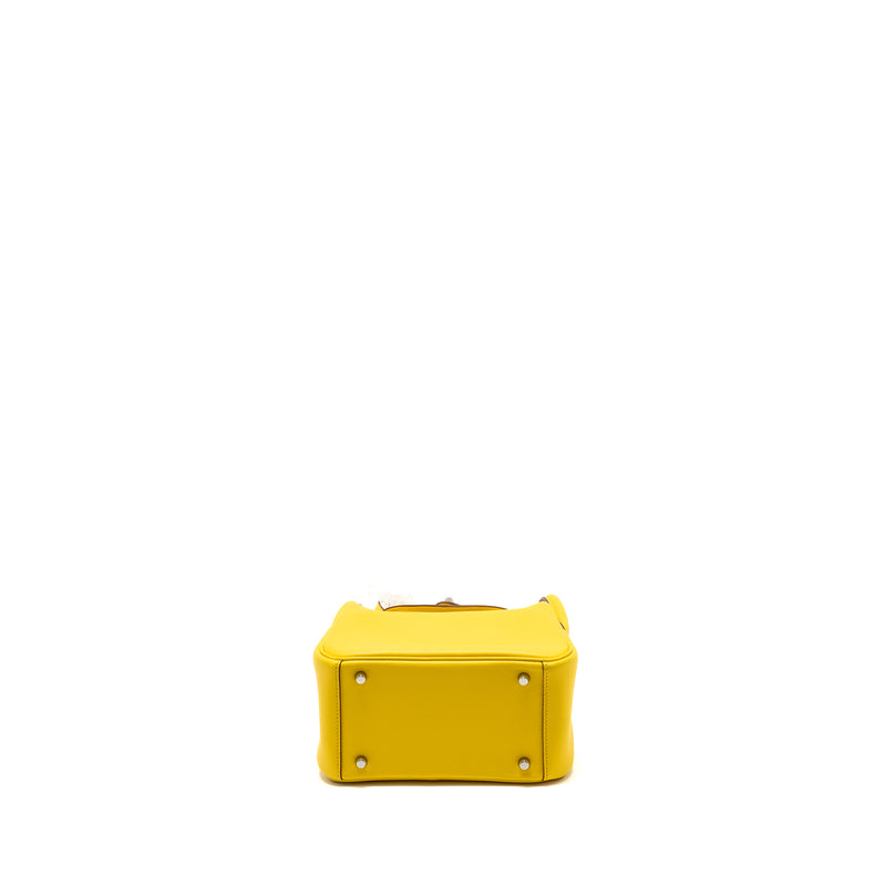 Hermes Mini Lindy Swift 9O Jaune De Naples SHW Stamp U