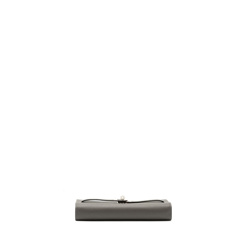 Hermes Kelly To Go Epsom Gris Meyer SHW Stamp U