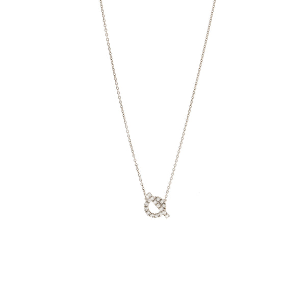 Hermes Finesse Pendant White Gold, Diamonds