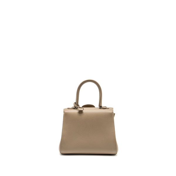 Delvaux Mini Brillant Bag Calfskin Grey SHW