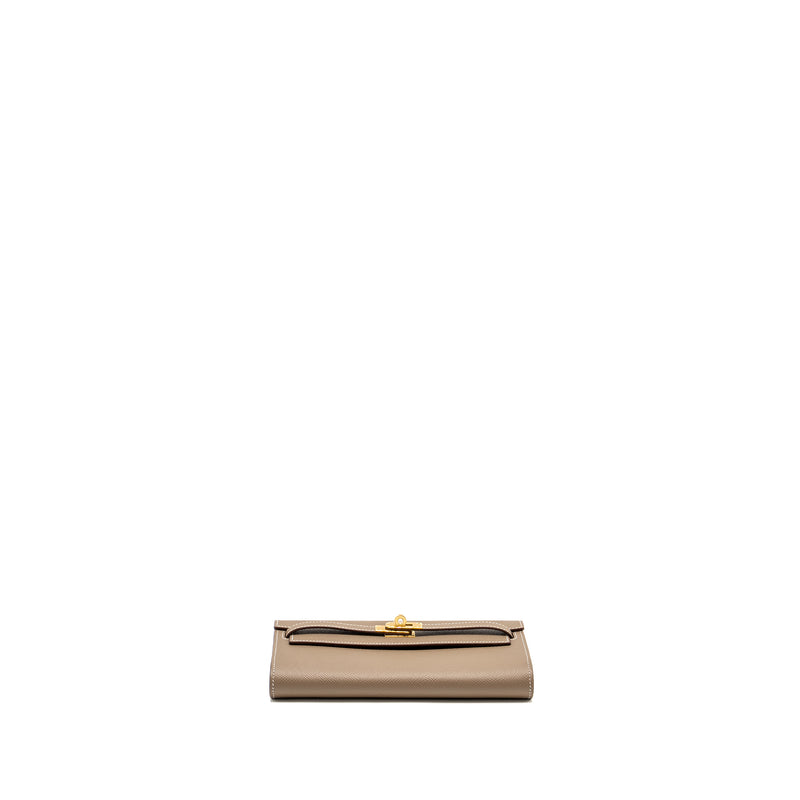 Hermes Kelly to Go Epsom Etoupe GHW Stamp B