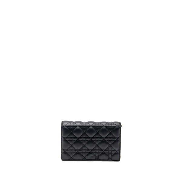 Dior My Dior Daily Chain Pouch Lambskin Black LGHW