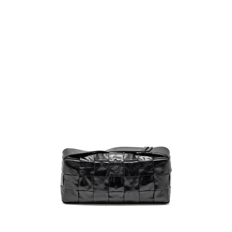 Bottega Veneta Cassette Bag Aged Calfskin Black SHW