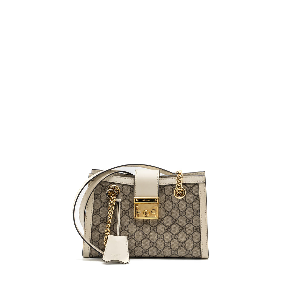 Gucci small padlock cheap gg supreme shoulder bag