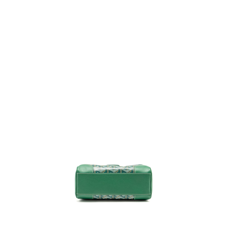 Goyard Mini Saigon Bag Goyardline Canvas/Calfskin Green SHW