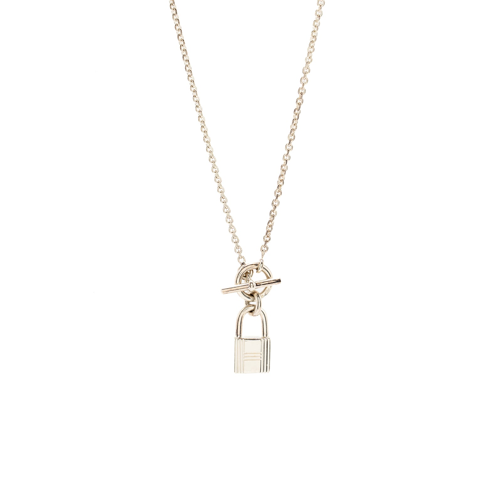 Hermes Kelly Cadenas Pendant Sterling Silver