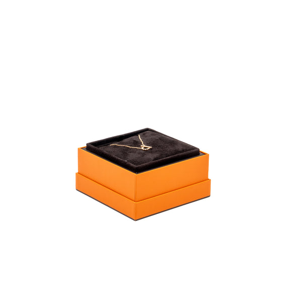HERMES FINESSE Necklace Rose Gold, Diamonds