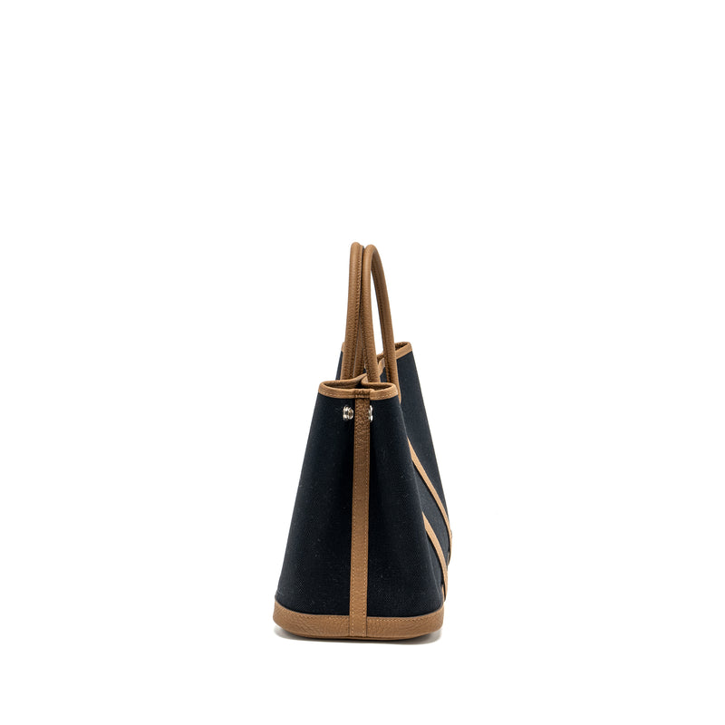 Hermes Garden Party 30 Canvas/Negonda Alezan/Black SHW Stamp B