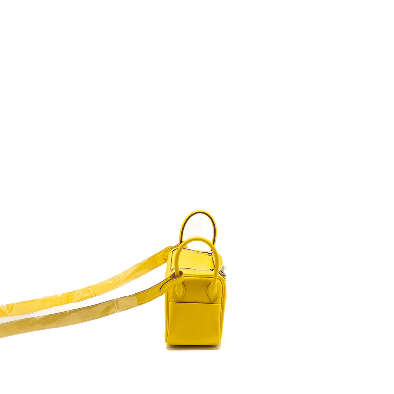 Hermes Mini Lindy Swift 9O Jaune De Naples SHW Stamp U