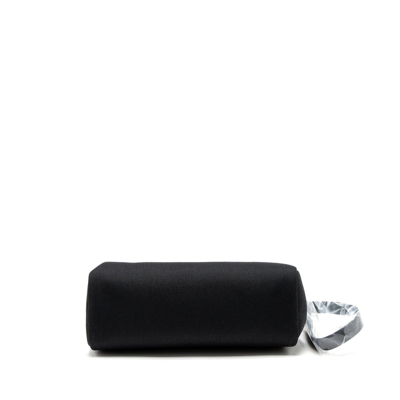 Hermes Herbag Zip 31 Bag Retourne Toile Militaries Canvas/Hunter Black SHW Stamp U