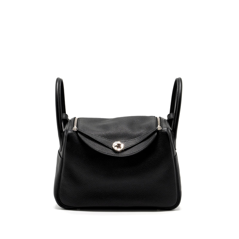 Hermes Lindy 30 Clemence Black SHW Stamp Y