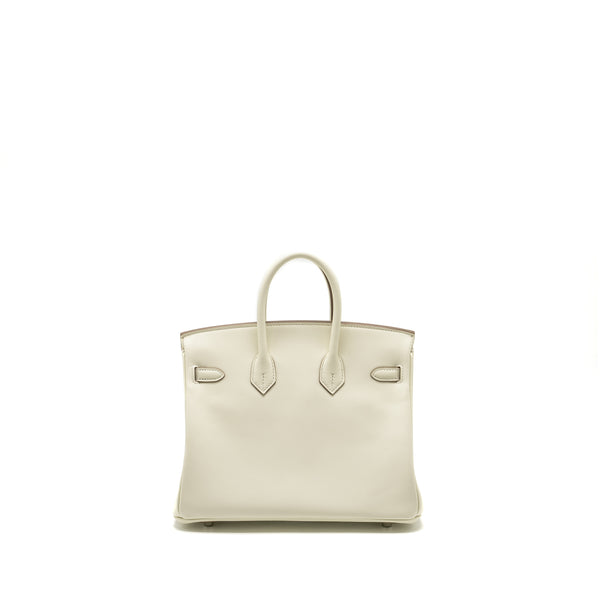 Hermes birkin 25 Swift Mushroom SHW stamp B
