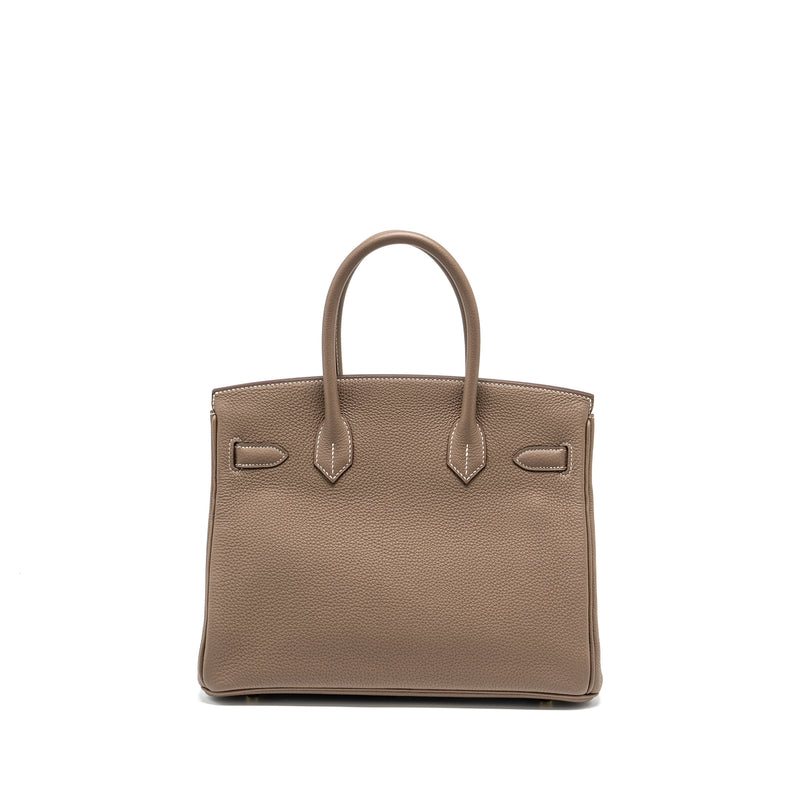 Hermes Birkin 30 Togo Etoupe GHW Stamp C