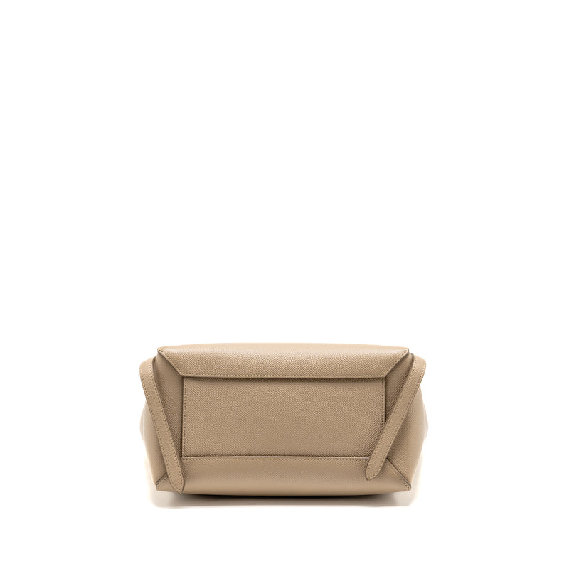 Celine Micro Belt Bag Grained Calfskin Beige GHW