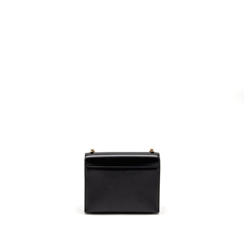 Hermes Mini Verrou Box Black GHW Stamp D