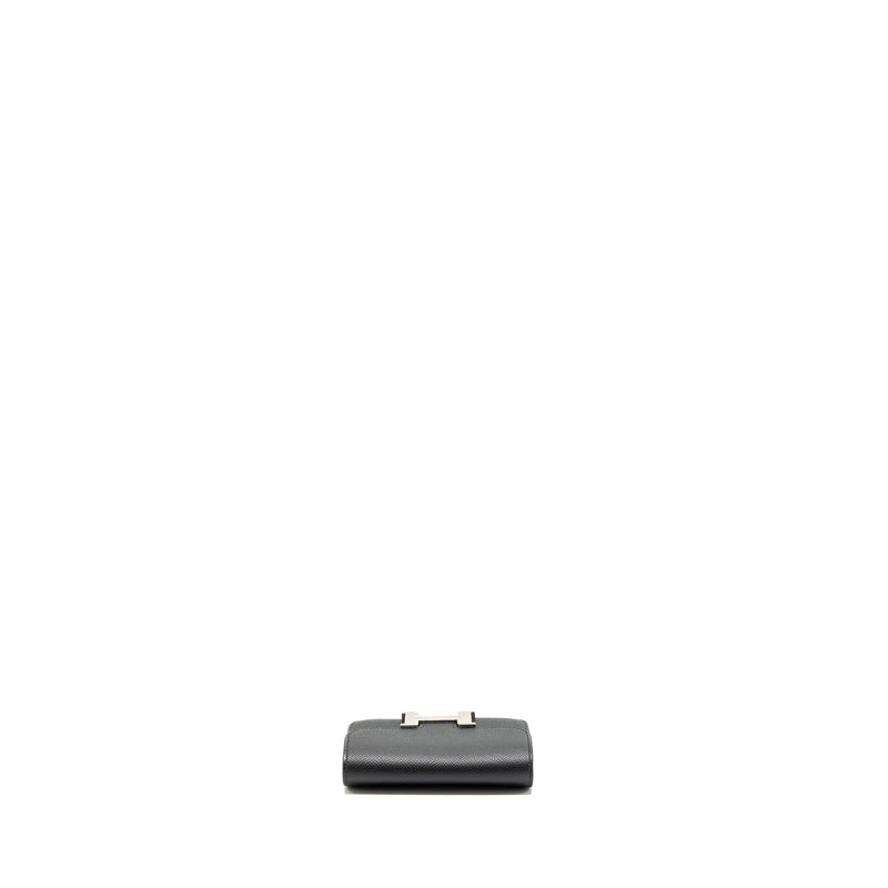 Hermes Constance slim epsom black SHW stamp B