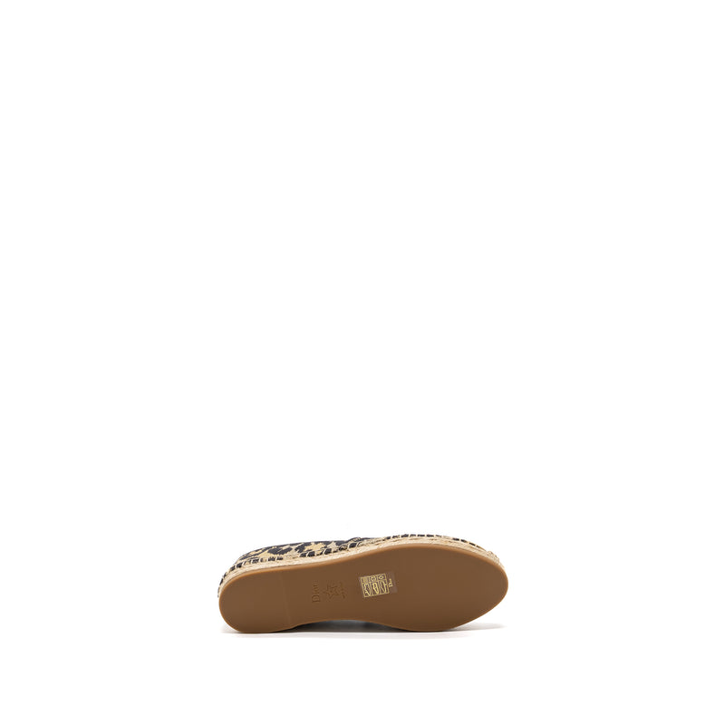 Dior size 36 Granville Espadrille brown / black