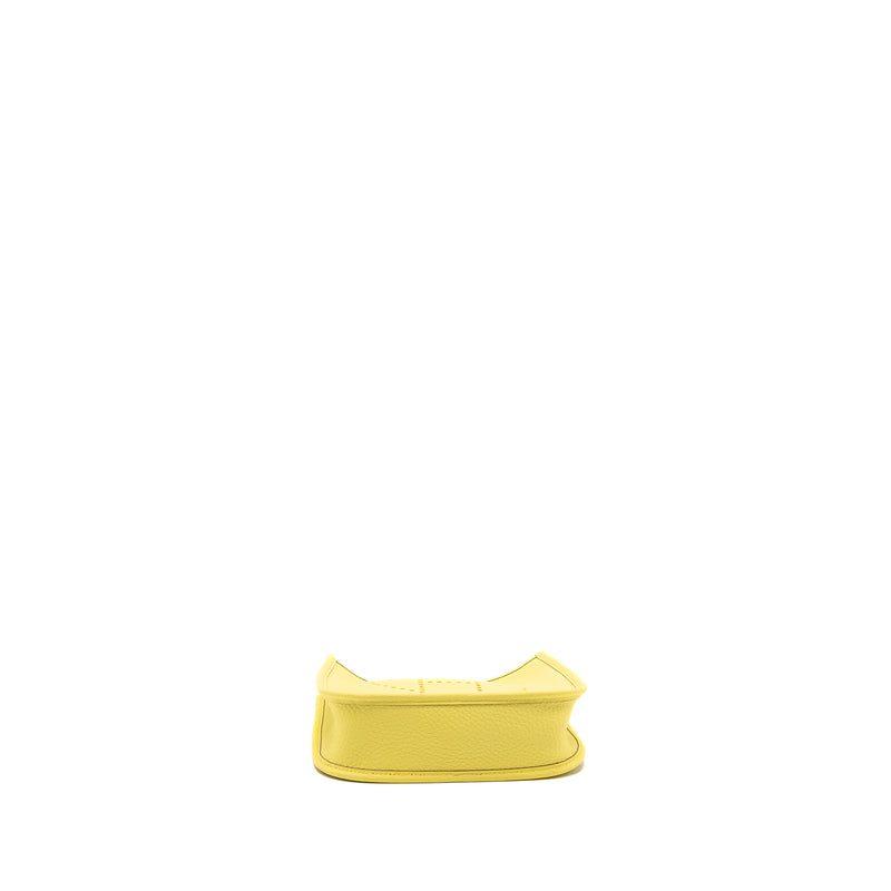 Herme Mini Evelyne Clemence Limoncello SHW Stamp W