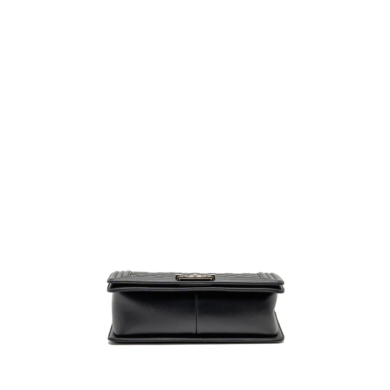 Chanel Medium Boy bag calfskin black ruthenium SHW