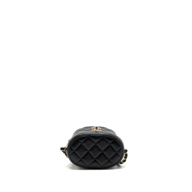 Chanel Vanity With Chain Lambskin Black LGHW(Microchip)