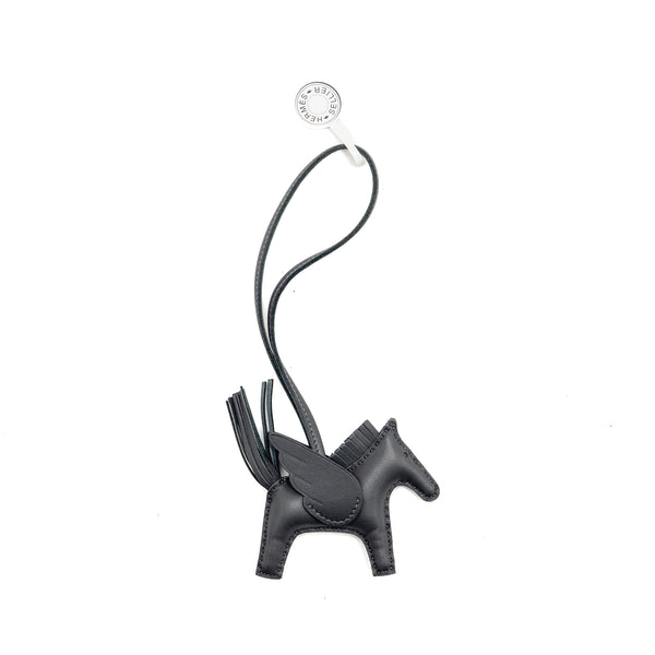 Hermes Rodeo Pegase PM Bag Charm Ardoise Stamp W