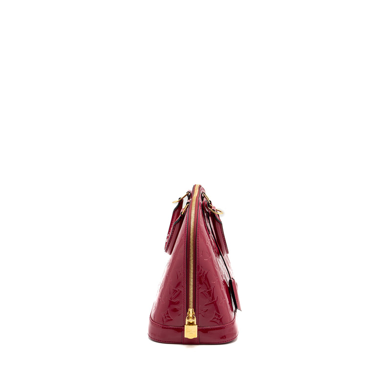Louis Vuitton alma pm patent leather Indian rose GHW